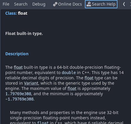 Picture of the “Search Help” button in the script editor.